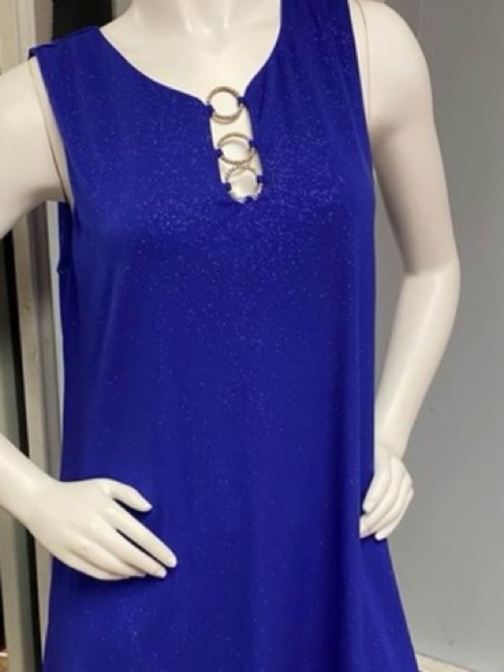 MSK Cobalt Blue Sleeveless Mini Dress